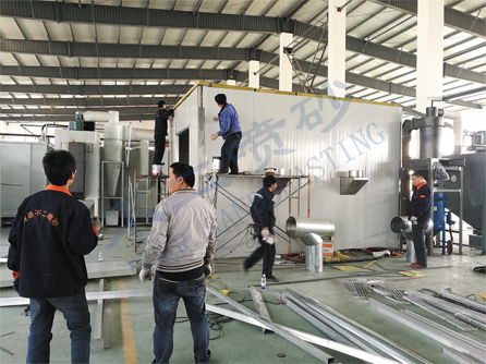 機(jī)械回收噴砂房