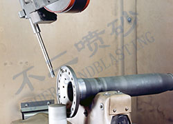 機(jī)械手智能內(nèi)孔噴丸